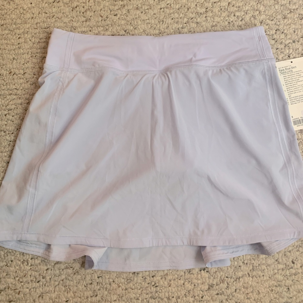 New with all Tags Lululemon Pace Rival Skirt *extra long - Size 8
